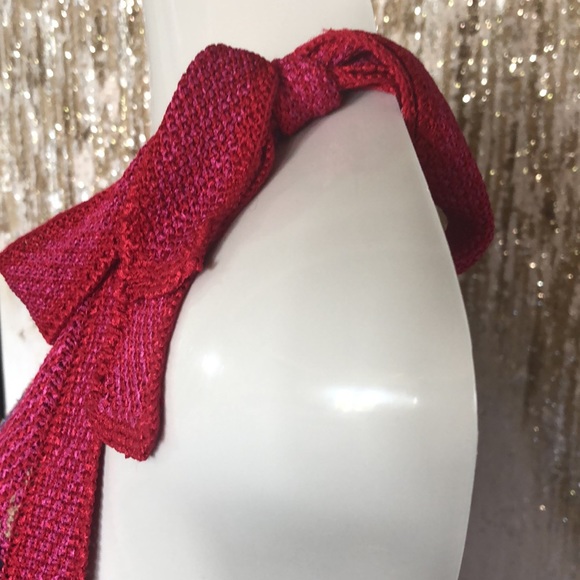 ANN TAYLOR SIDE TIE SWEATER HALTER TOP - Picture 3 of 7